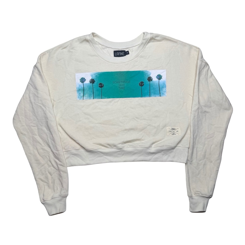 Y2K 2000s LA Fine women's Somethings take time sweatshirt sweater